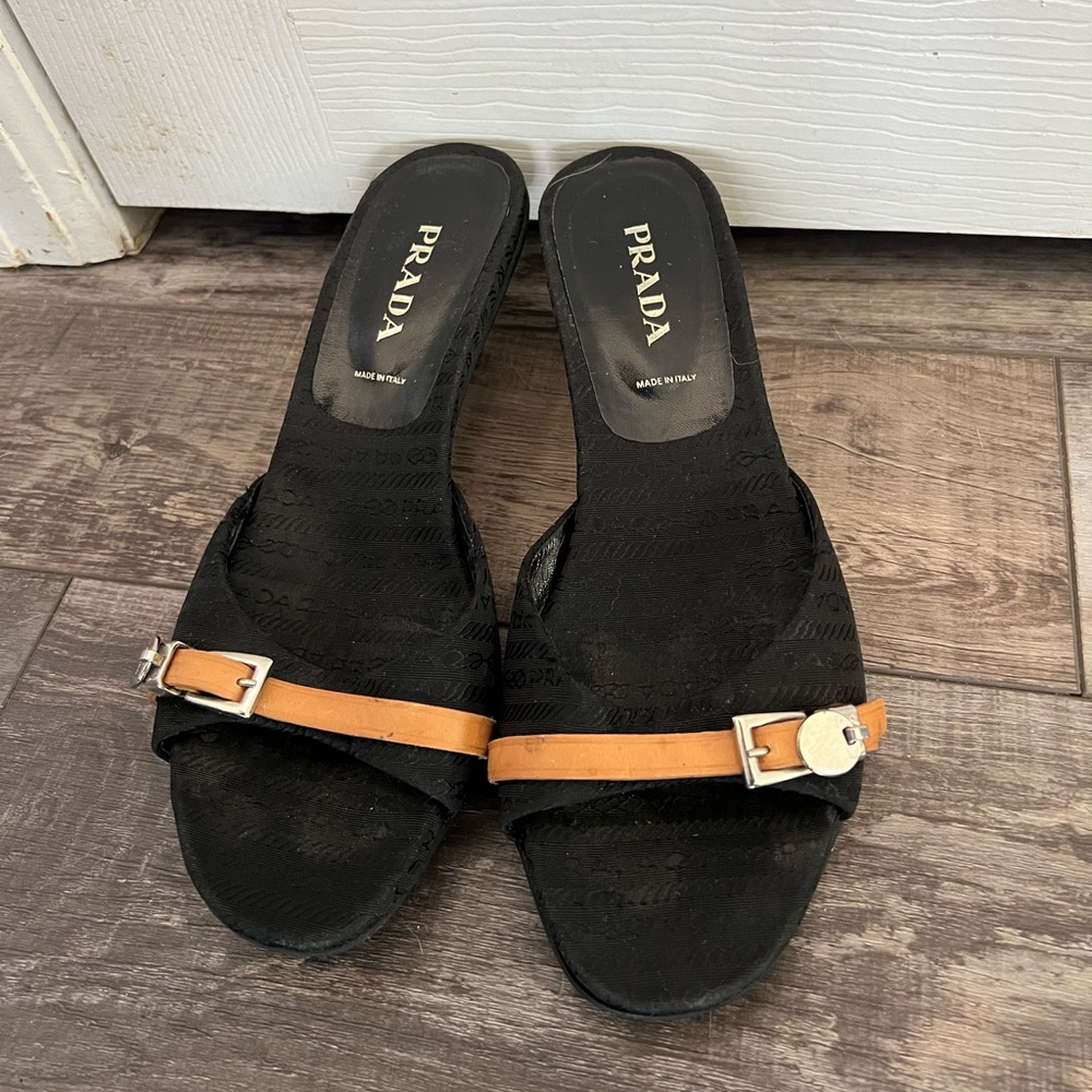 Prada Open Toed Heels